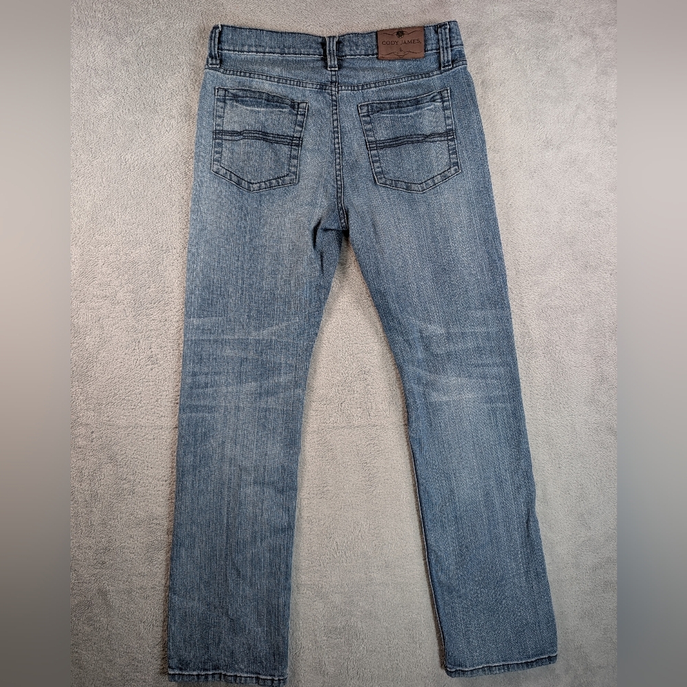 Cody James Jeans Mens 32x34 Straight Leg Light Wash Western Denim - Picture 9 of 12